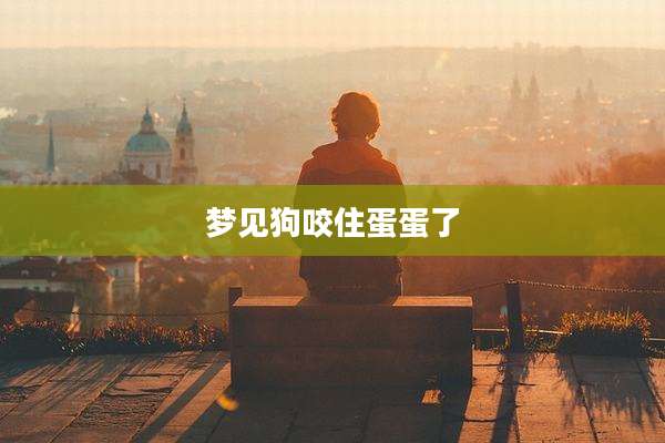 梦见狗咬住蛋蛋了