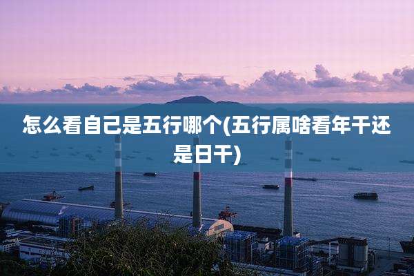 怎么看自己是五行哪个(五行属啥看年干还是日干)