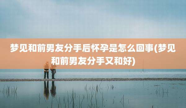 梦见和前男友分手后怀孕是怎么回事(梦见和前男友分手又和好)