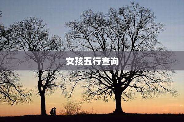 女孩五行查询