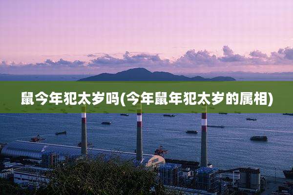 鼠今年犯太岁吗(今年鼠年犯太岁的属相)
