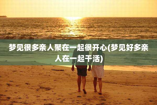 梦见很多亲人聚在一起很开心(梦见好多亲人在一起干活)