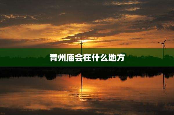 青州庙会在什么地方