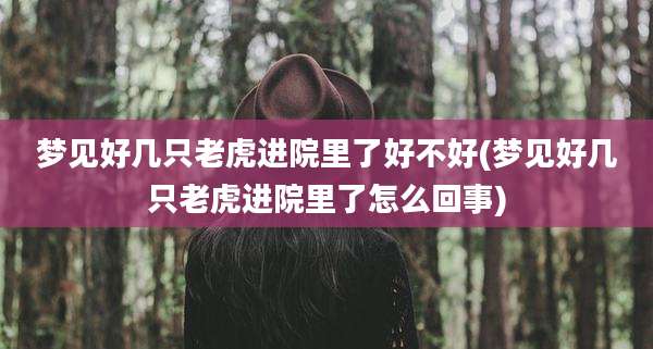 梦见好几只老虎进院里了好不好(梦见好几只老虎进院里了怎么回事)