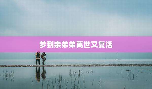 梦到亲弟弟离世又复活