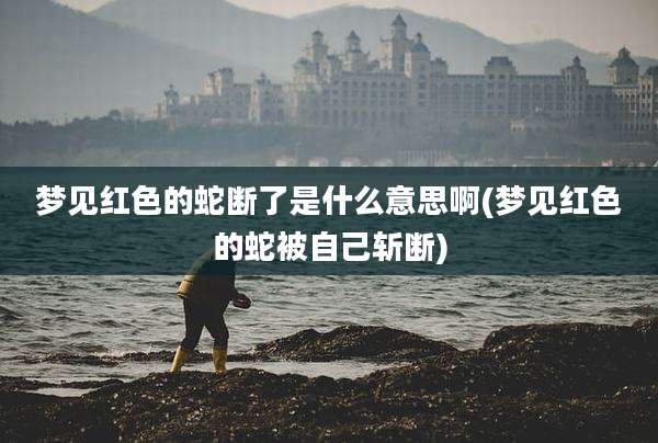 梦见红色的蛇断了是什么意思啊(梦见红色的蛇被自己斩断)