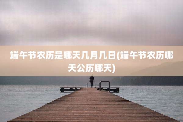 端午节农历是哪天几月几日(端午节农历哪天公历哪天)