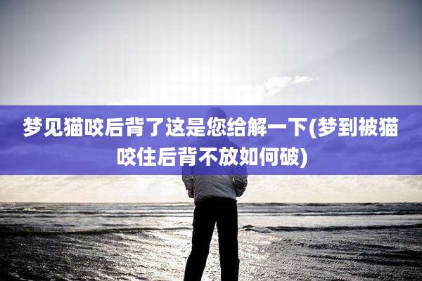 梦见猫咬后背了这是您给解一下(梦到被猫咬住后背不放如何破)
