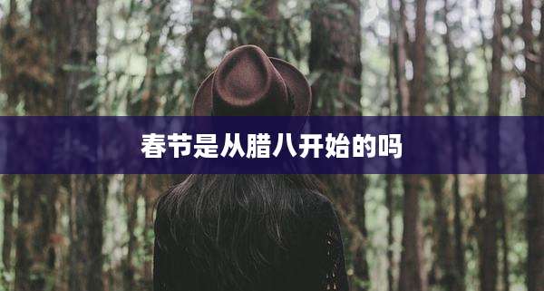 春节是从腊八开始的吗