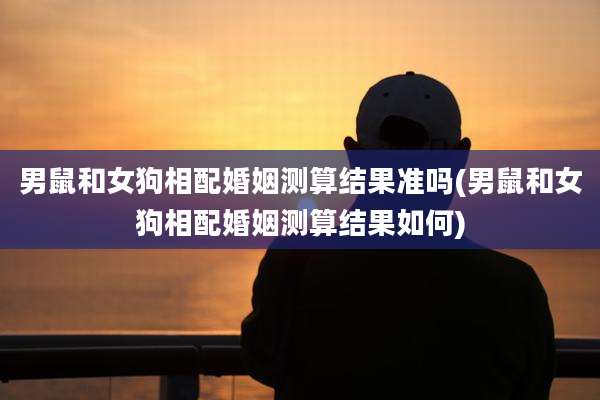 男鼠和女狗相配婚姻测算结果准吗(男鼠和女狗相配婚姻测算结果如何)