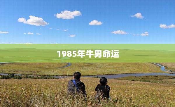1985年牛男命运