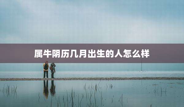 属牛阴历几月出生的人怎么样