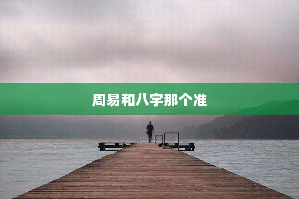 周易和八字那个准