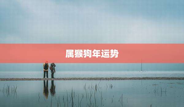属猴狗年运势