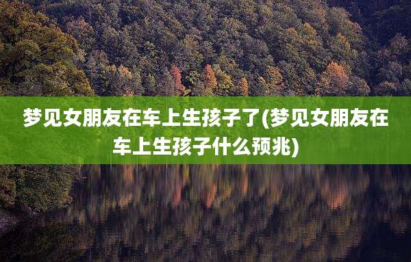 梦见女朋友在车上生孩子了(梦见女朋友在车上生孩子什么预兆)