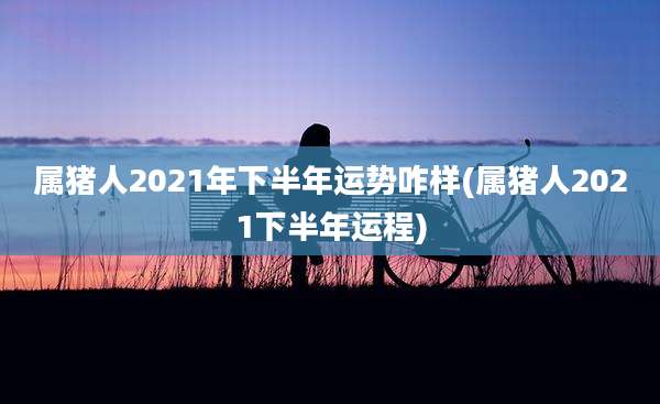 属猪人2021年下半年运势咋样(属猪人2021下半年运程)