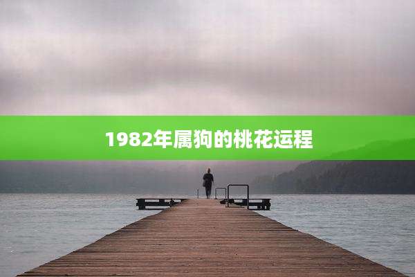 1982年属狗的桃花运程