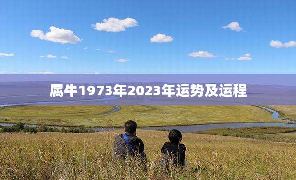属牛1973年2023年运势及运程