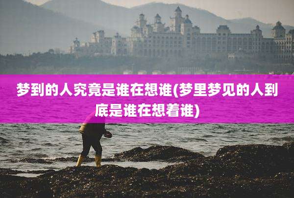 梦到的人究竟是谁在想谁(梦里梦见的人到底是谁在想着谁)