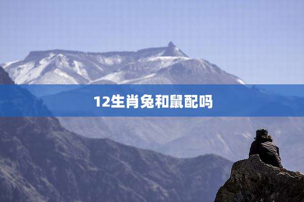 12生肖兔和鼠配吗