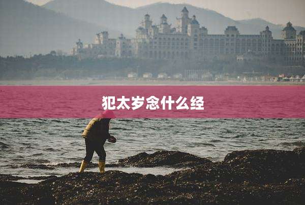 犯太岁念什么经