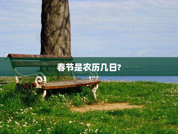 春节是农历几日?