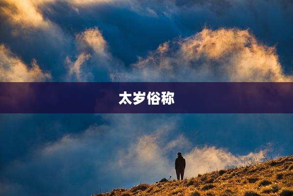 太岁俗称