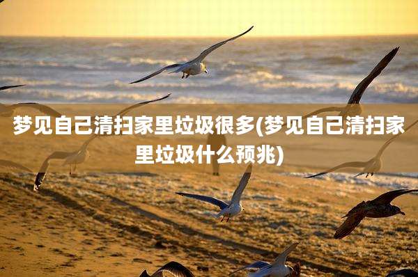 梦见自己清扫家里垃圾很多(梦见自己清扫家里垃圾什么预兆)