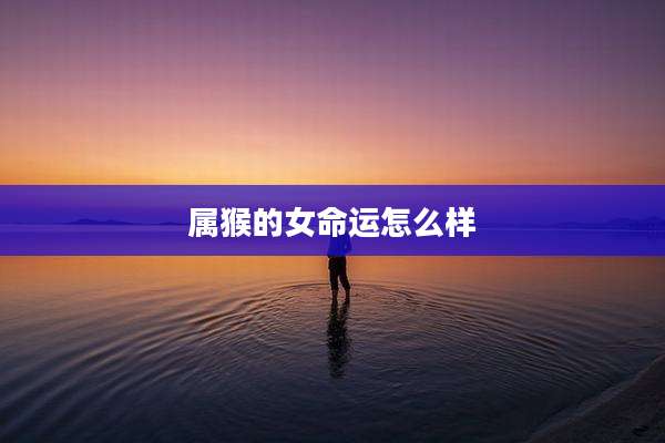 属猴的女命运怎么样