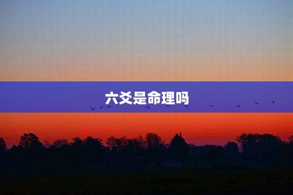 六爻是命理吗