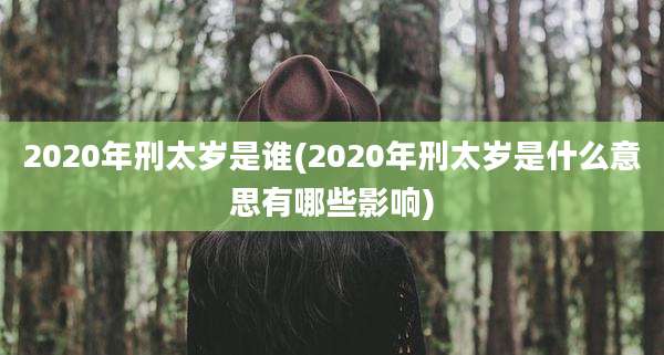 2020年刑太岁是谁(2020年刑太岁是什么意思有哪些影响)
