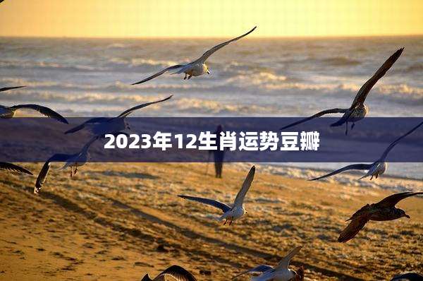 2023年12生肖运势豆瓣