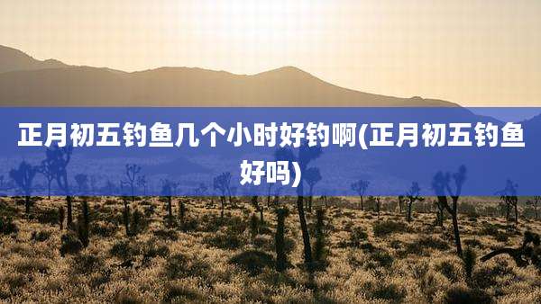 正月初五钓鱼几个小时好钓啊(正月初五钓鱼好吗)