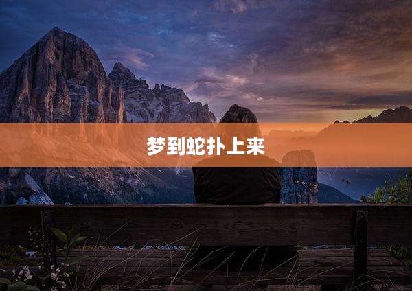 梦到蛇扑上来