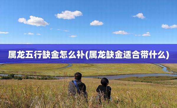 属龙五行缺金怎么补(属龙缺金适合带什么)