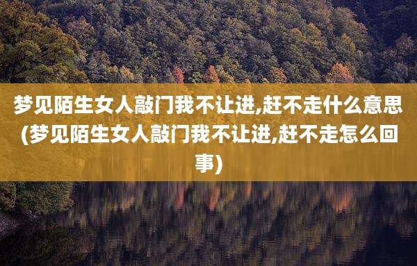 梦见陌生女人敲门我不让进,赶不走什么意思(梦见陌生女人敲门我不让进,赶不走怎么回事)