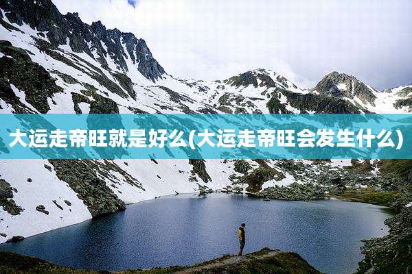 大运走帝旺就是好么(大运走帝旺会发生什么)