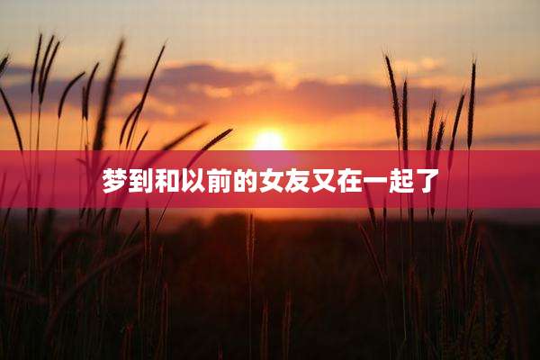 梦到和以前的女友又在一起了