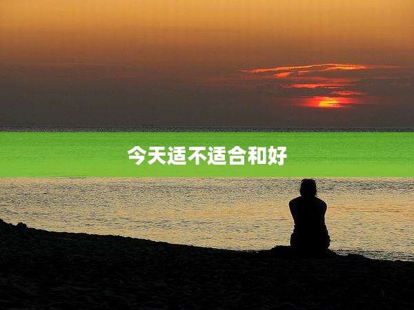 今天适不适合和好