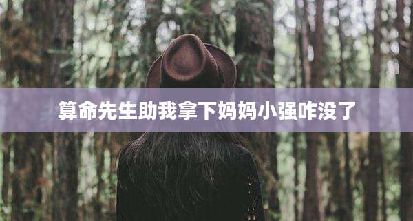 算命先生助我拿下妈妈小强咋没了