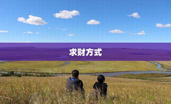 求财方式