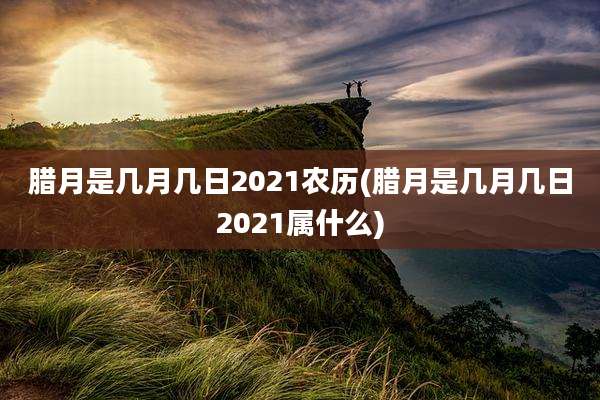 腊月是几月几日2021农历(腊月是几月几日2021属什么)
