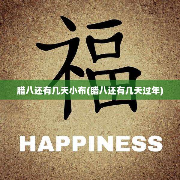 腊八还有几天小布(腊八还有几天过年)