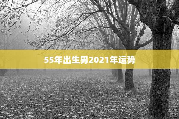 55年出生男2021年运势