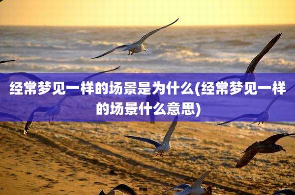 经常梦见一样的场景是为什么(经常梦见一样的场景什么意思)