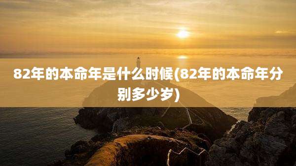 82年的本命年是什么时候(82年的本命年分别多少岁)