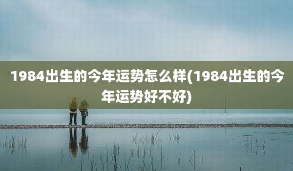 1984出生的今年运势怎么样(1984出生的今年运势好不好)