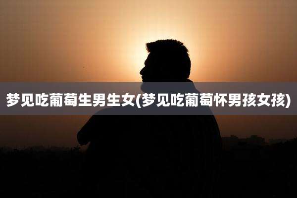 梦见吃葡萄生男生女(梦见吃葡萄怀男孩女孩)