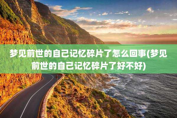 梦见前世的自己记忆碎片了怎么回事(梦见前世的自己记忆碎片了好不好)