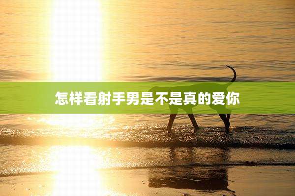 怎样看射手男是不是真的爱你